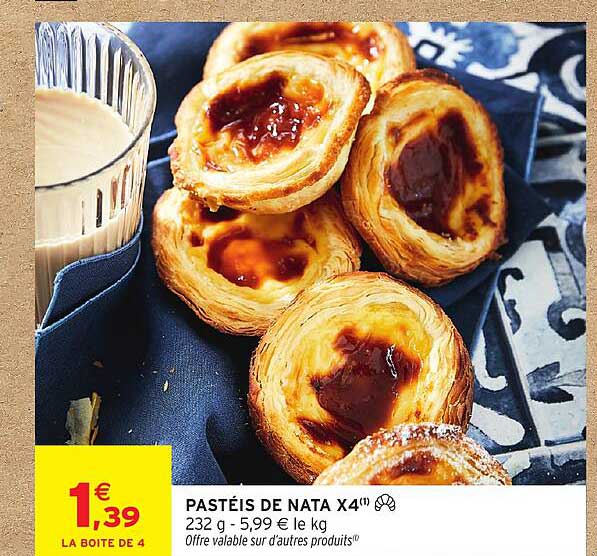 PASTÉIS DE NATA X4
