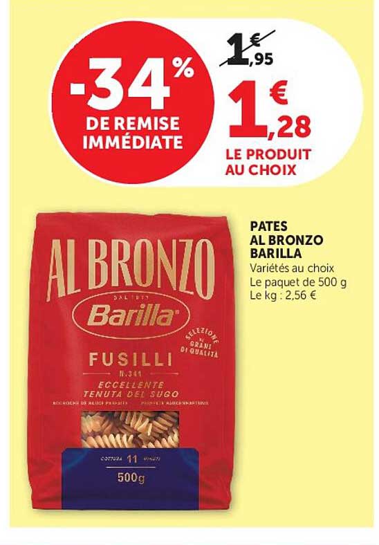 PATES AL BRONZO BARILLA