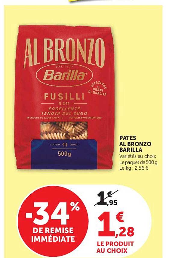 PATES AL BRONZO BARILLA