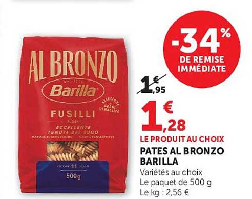 PATES AL BRONZO BARILLA