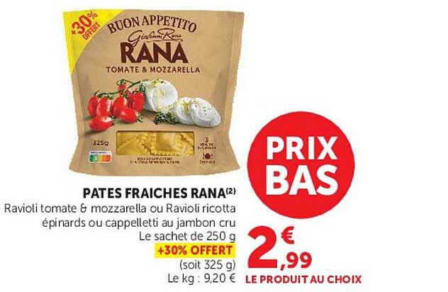 PATES FRAICHES RANA