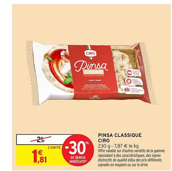 PINSA CLASSIQUE CIRO