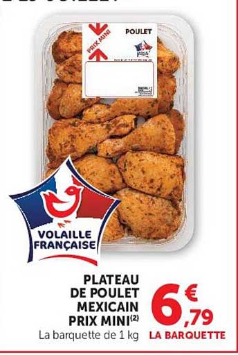 PLATEAU DE POULET MEXICAIN PRIX MINI(2)