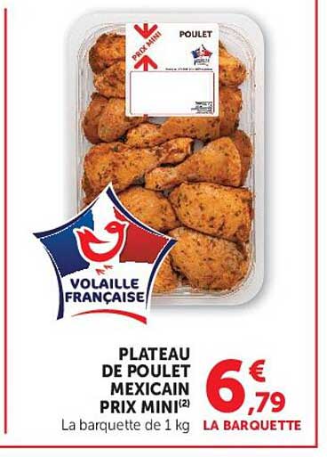 PLATEAU DE POULET MEXICAIN PRIX MINI(2)