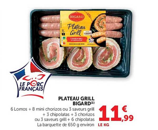 PLATEAU GRILL BIGARD