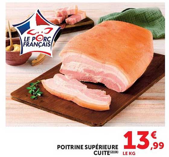 POITRINE SUPÉRIEURE CUITE(2)(B)