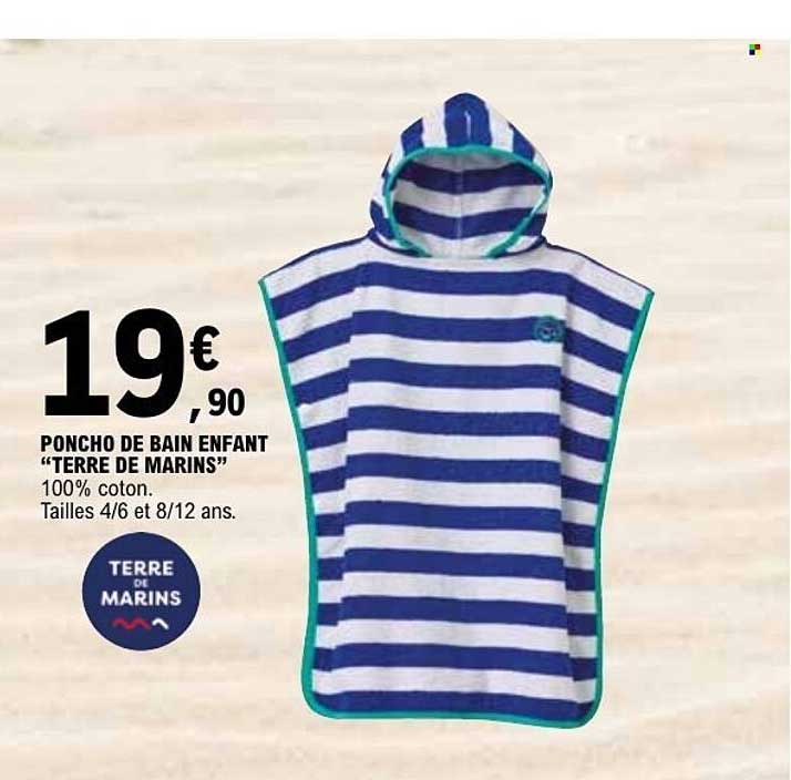 PONCHO DE BAIN ENFANT “TERRE DE MARINS”