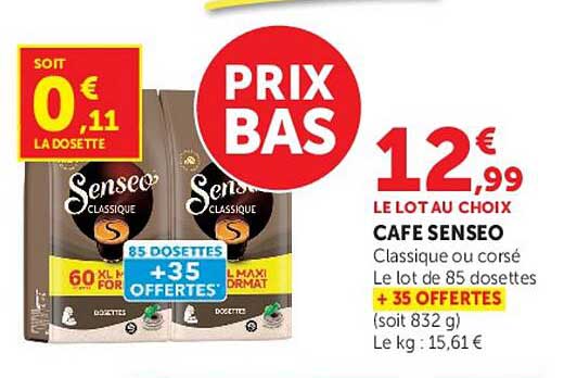 PRIX BAS