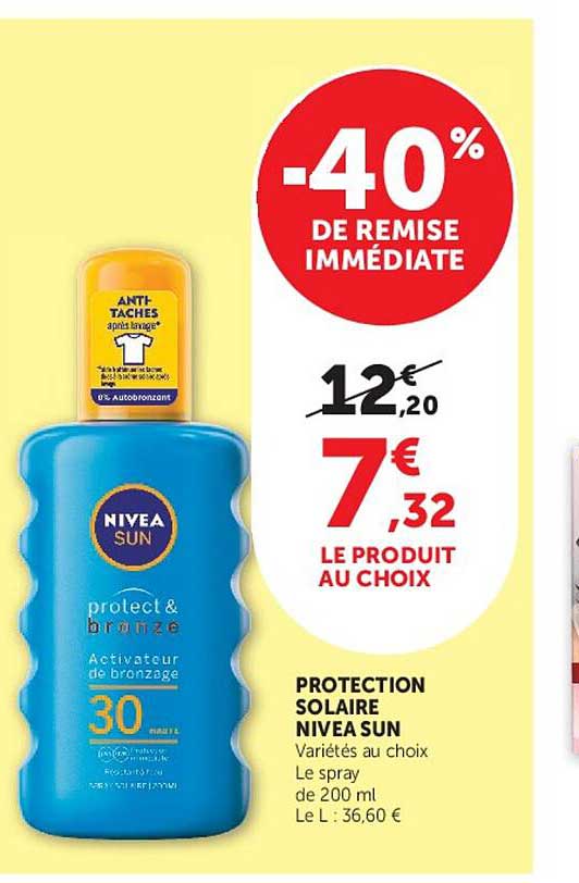 PROTECTION SOLAIRE NIVEA SUN