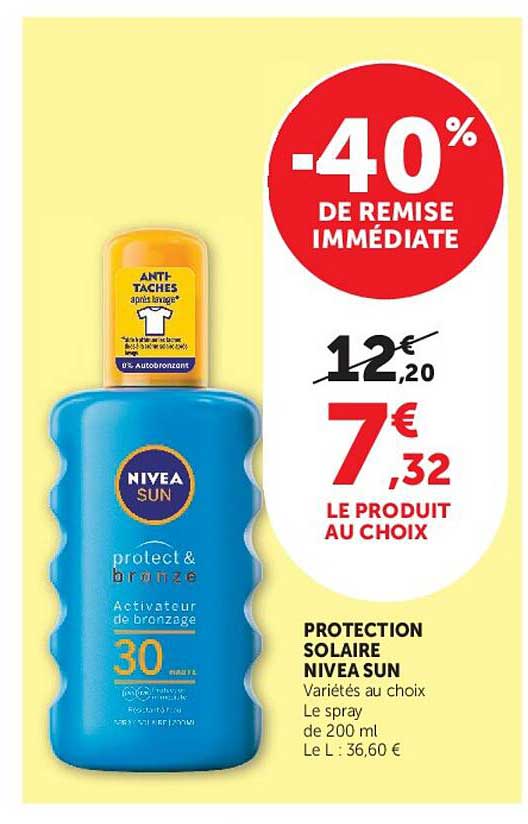 PROTECTION SOLAIRE NIVEA SUN