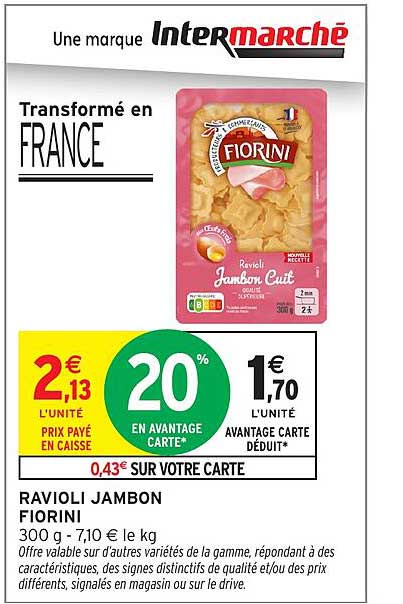 RAVIOLI JAMBON FIORINI