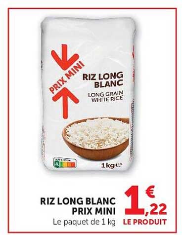 RIZ LONG BLANC PRIX MINI