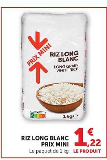 RIZ LONG BLANC PRIX MINI