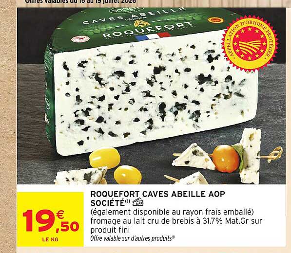 ROQUEFORT CAVES ABEILLE AOP SOCIÉTÉ