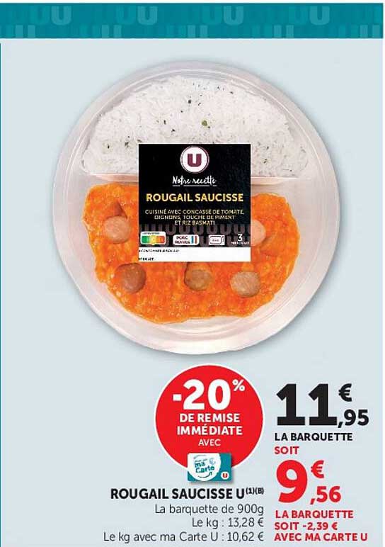 ROUGAIL SAUCISSE U