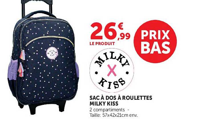 SAC À DOS À ROULETTES MILKY KISS