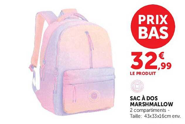 SAC À DOS MARSHMALLOW
