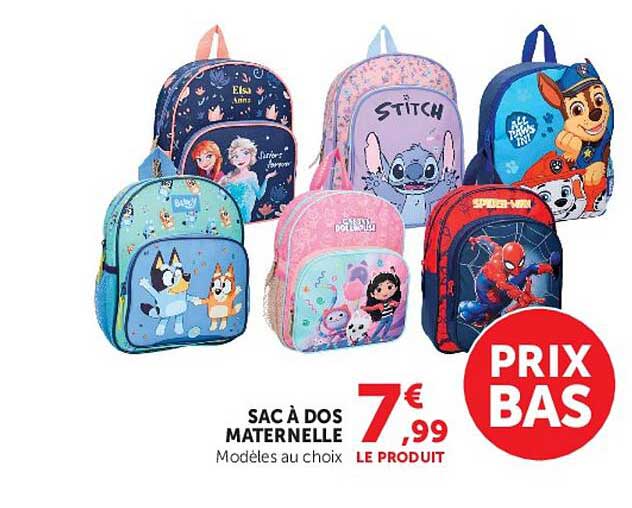 SAC À DOS MATERNELLE