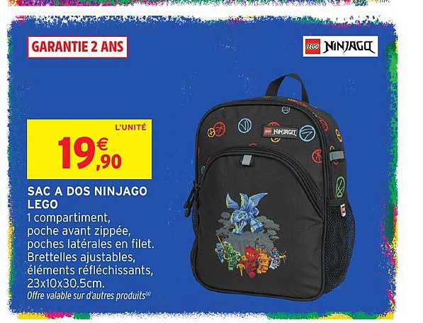 SAC A DOS NINJAGO LEGO