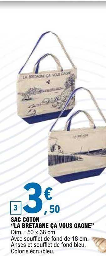 SAC COTON “LA BRETAGNE ÇA VOUS GAGNE”