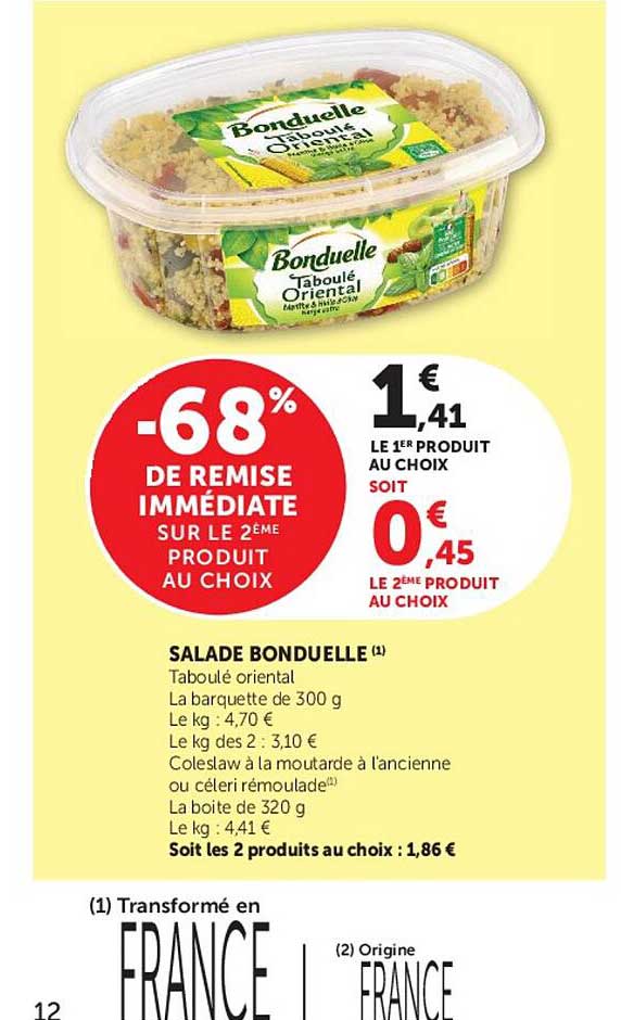 SALADE BONDUELLE