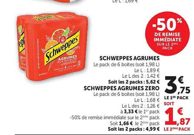 SCHWEPPES AGRUMES