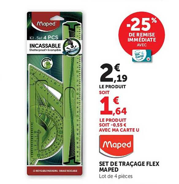 SET DE TRAÇAGE FLEX MAPED