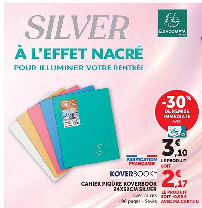 SILVER À L’EFFET NACRÉ POUR ILLUMINER VOTRE RENTRÉE