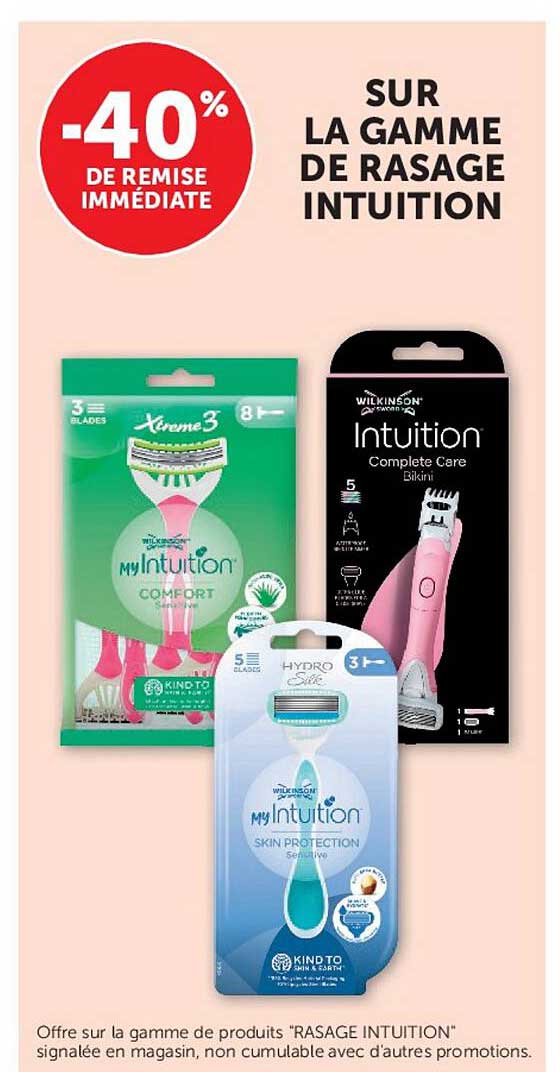 SUR LA GAMME DE RASAGE INTUITION