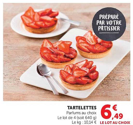 TARTELETTES Parfums au choix