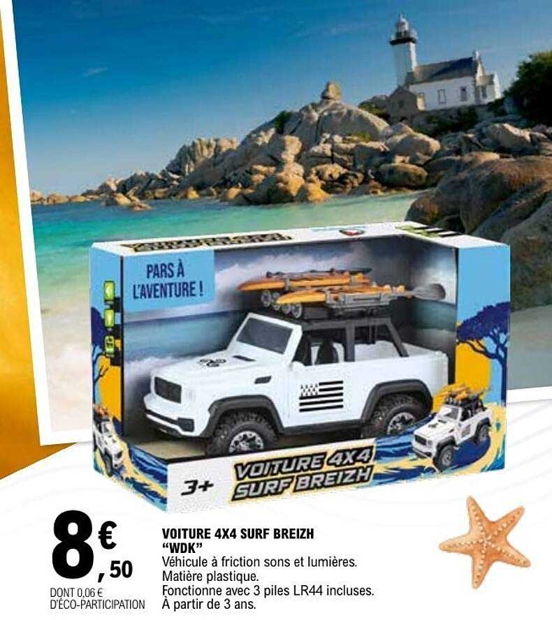 VOITURE 4X4 SURF BREIZH “WDK”