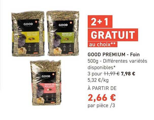 2+1 GRATUIT au choix**