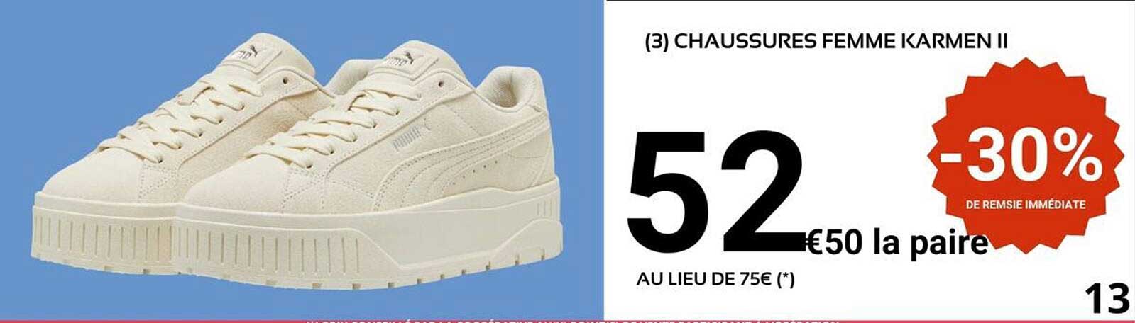 (3) CHAUSSURES FEMME KARMEN II