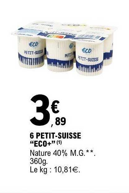 6 PETIT-SUISSE "ECO+"