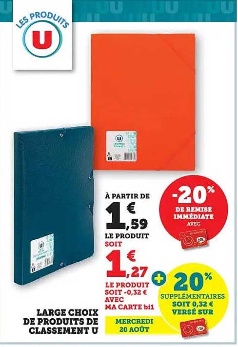 À partir de 1,59 € le produit