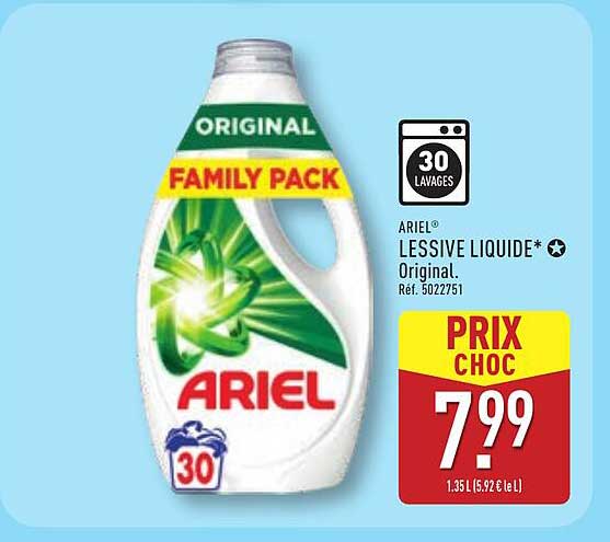 ARIEL® LESSIVE LIQUIDE* Original.