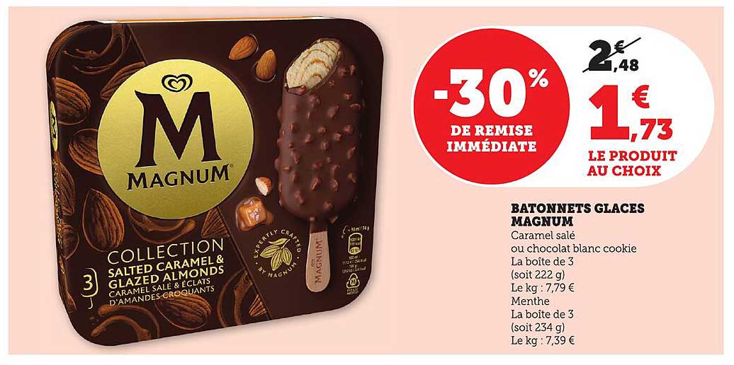 BATONNETS GLACES MAGNUM