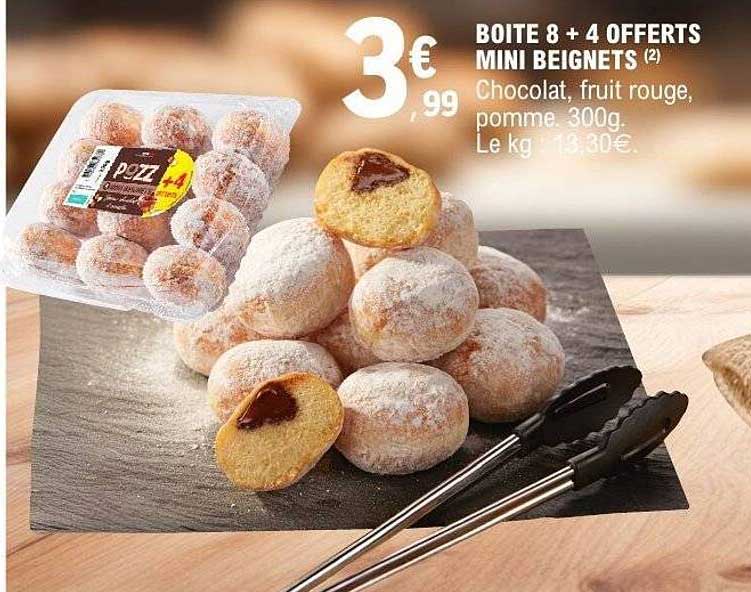 BOITE 8 + 4 OFFERTS MINI BEIGNETS
