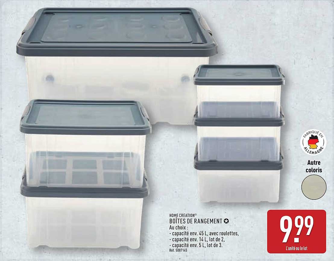 BOÎTES DE RANGEMENT