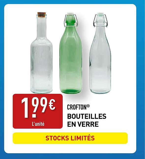 BOUTEILLES EN VERRE
