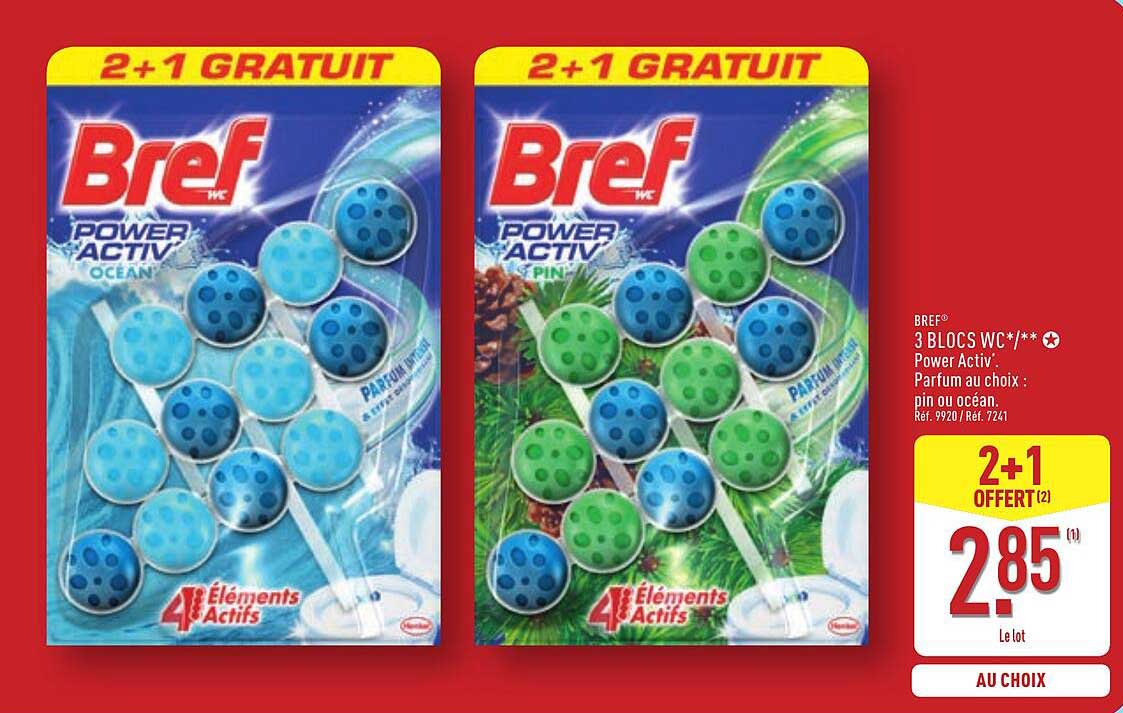 BREF 3 BLOCS WC 2+1 GRATUIT
