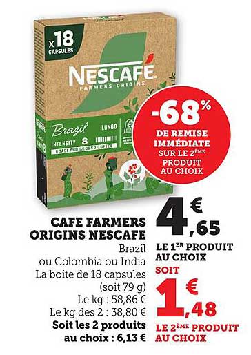 CAFE FARMERS ORIGINS NESCAFE
