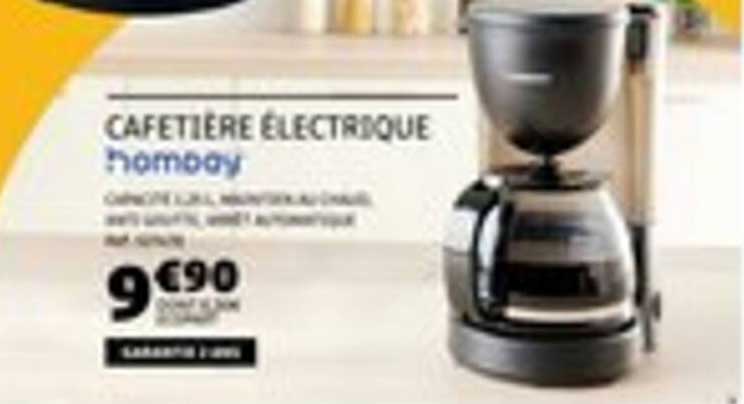 Cafetières Électrique Homday