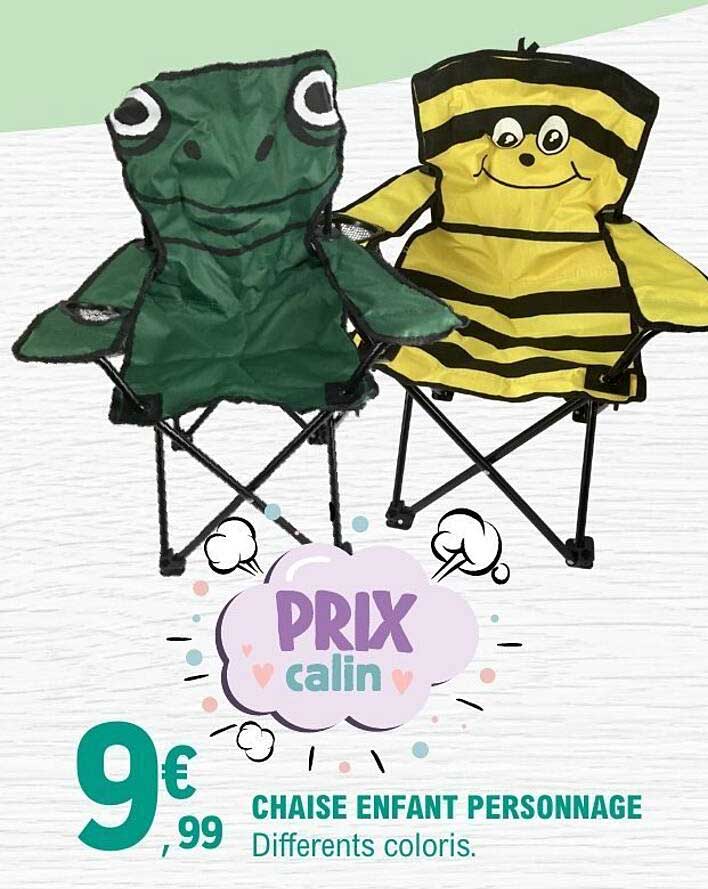 CHAISE ENFANT PERSONNAGE
