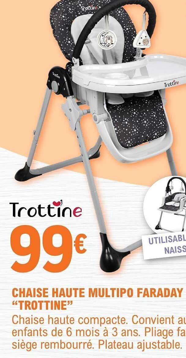 CHAISE HAUTE MULTIPO FARADAY "TROTTINE"