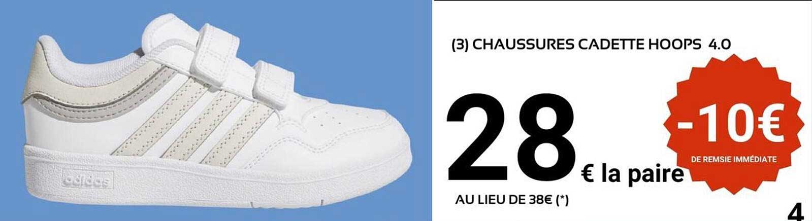 CHAUSSURES CADETTE HOOPS 4.0