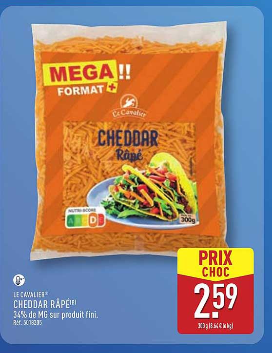 CHEddar Râpé