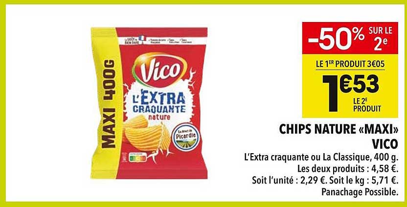 CHIPS NATURE «MAXI» VICO