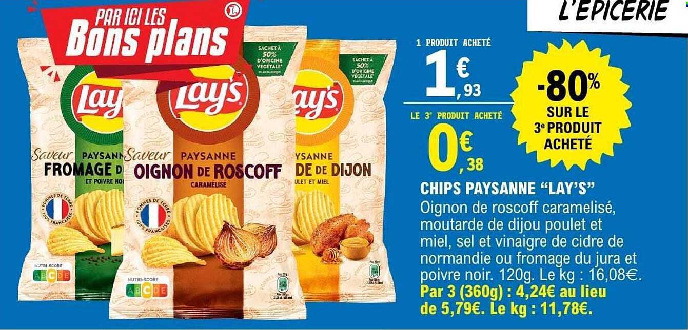CHIPS PAYSANNE “LAY’S”
