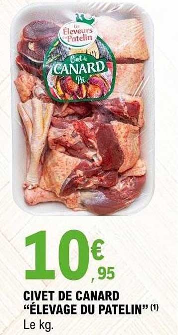 CIVET DE CANARD “ÉLEVAGE DU PATELIN”